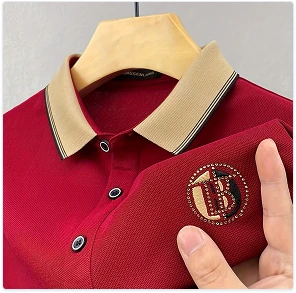 custom polo shirts with company logo embroidery